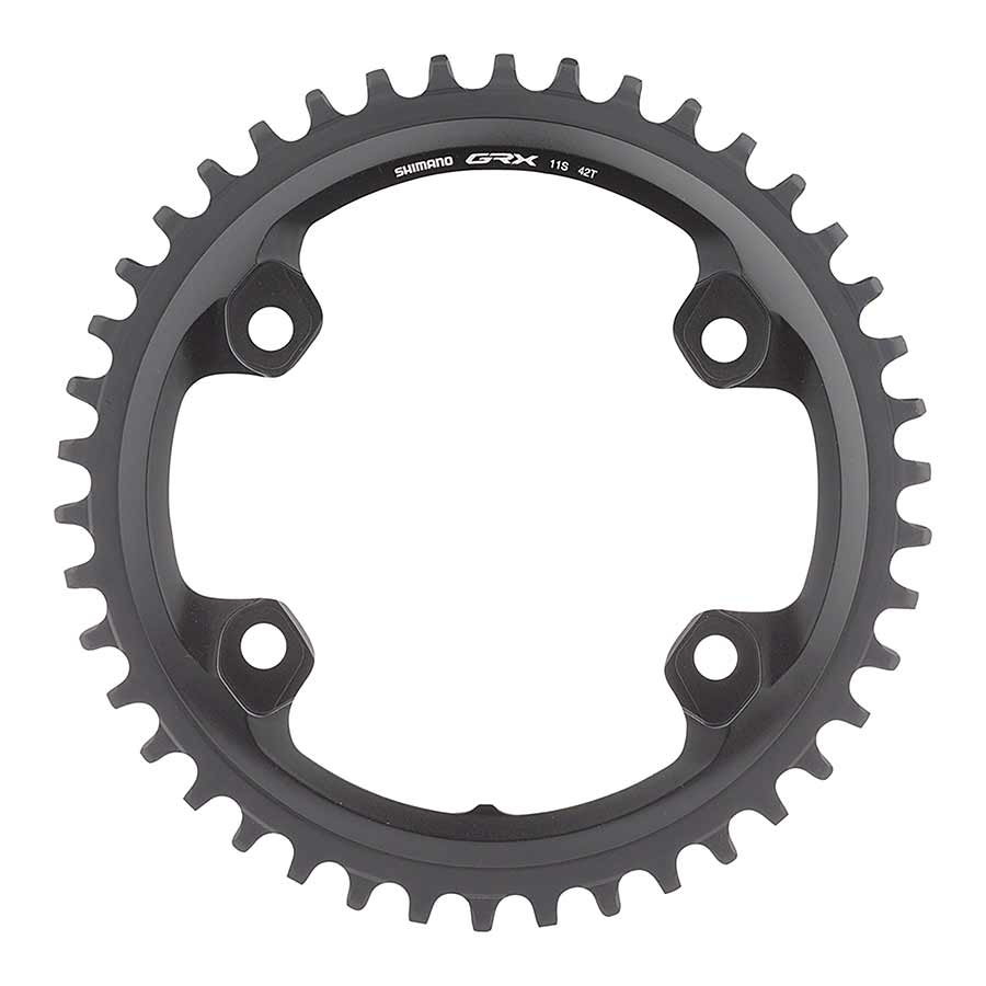 Shimano, GRX FC-RX810 2x11, Chainring, Teeth: 48, Speed: 11, BCD: 110, Bolts: 4, Outer, Aluminum, Black