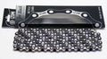 Izumi 1/8" Track Chain, Jet Black/Silver