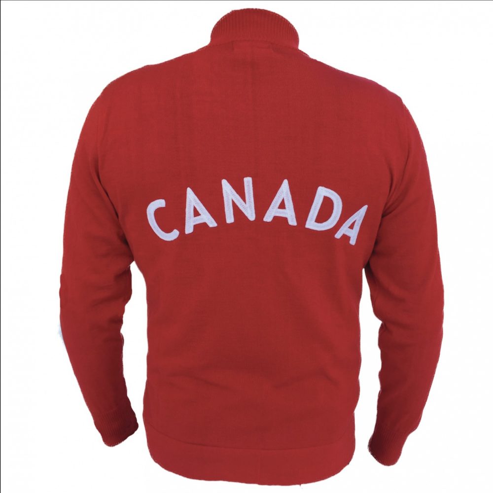 Vintage 1960s Canadian National Cycling Team Merino Wool Track Jacket -  Mariposa Bicycles