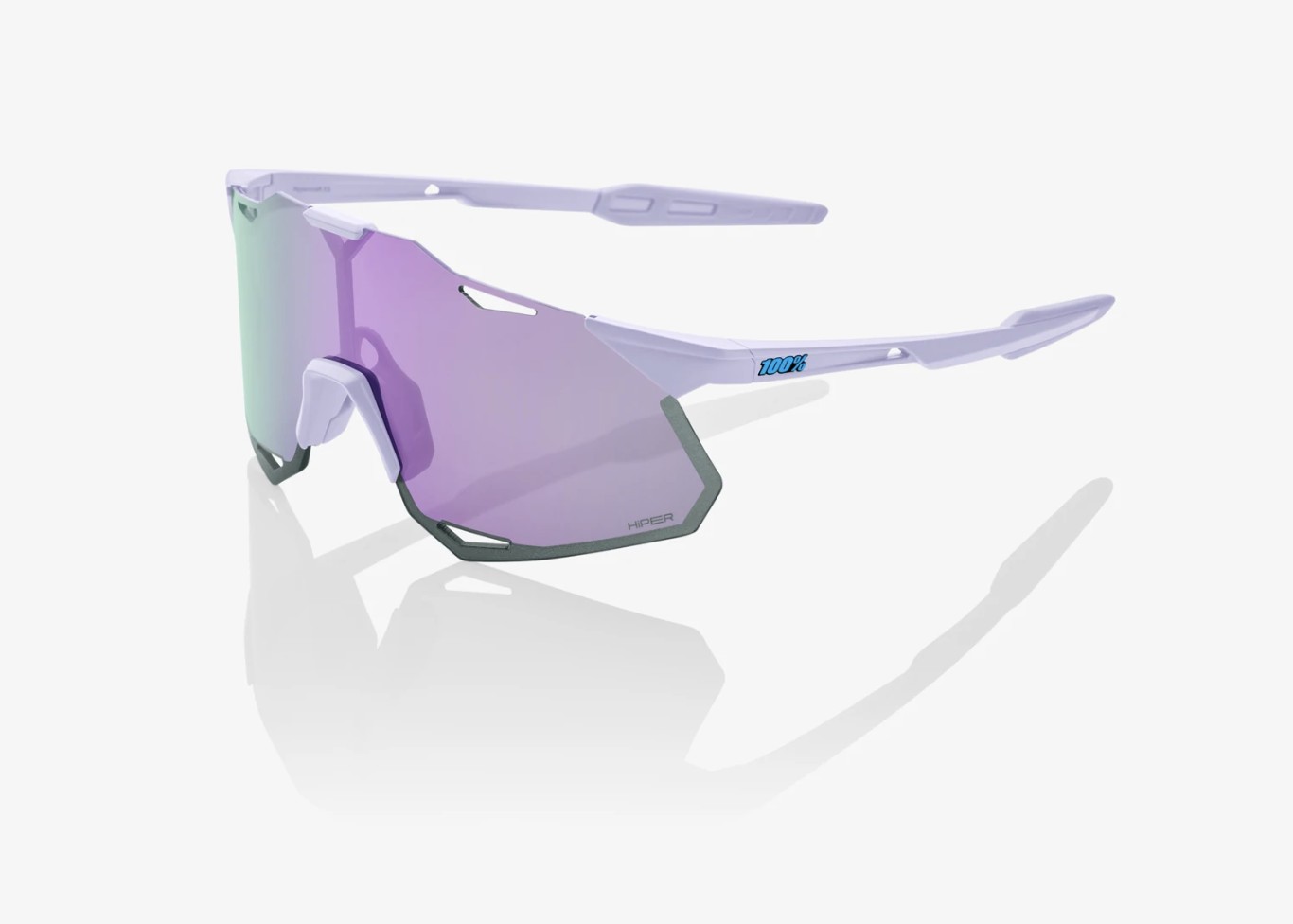 100% Hypercraft Sunglasses, Polished Lavender frame - HiPER Lavender ...