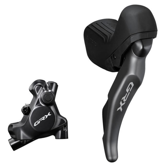 Shimano, GRX Shift Lever & Brake 2 x 12 speed ST-RX820/ BR-RX820, Road  Hydraulic Disc Brake, Front, Flat mount